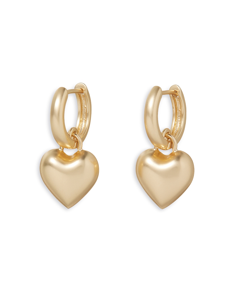 Roxanne Assoulin The Itsy Bitsy Heart-charm Hoop Earrings