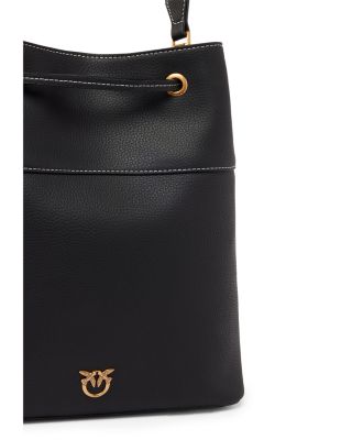 Secchiello Classic Leather Bucket Bag