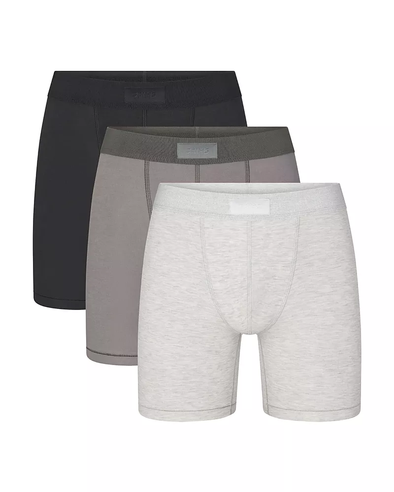 Skims Cotton 5 Boxer Briefs, 3 Pack