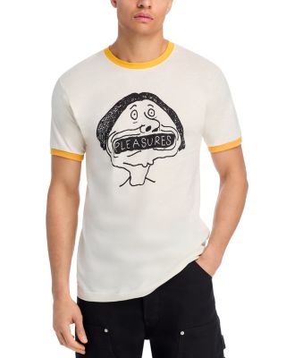 Pleasures - Mouthful Ringer Graphic Logo Tee