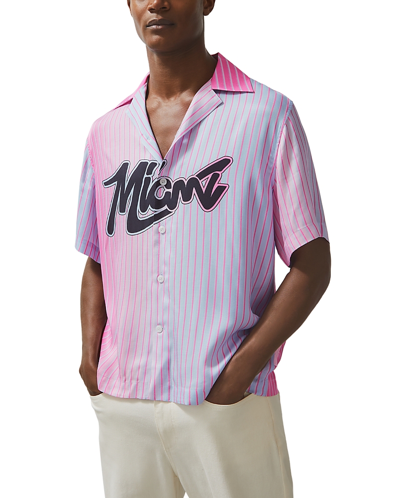 Reiss Miami Short Sleeve Camp Shirt