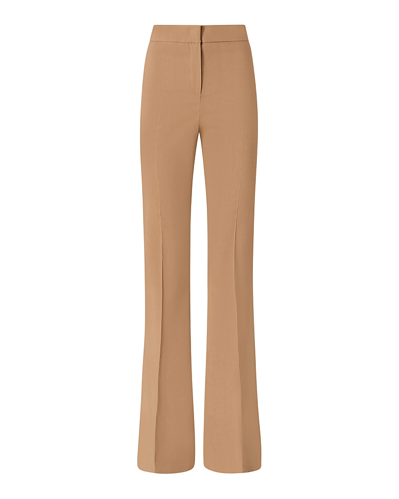 Pinko High-waisted Straight-leg Trousers In Viscose Blend