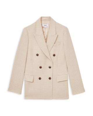 【海外限定】REISSブレザー☆Bella Checked Woven Blazer REISS Bella Double Breasted Check Blazer | Bloomingdale's
