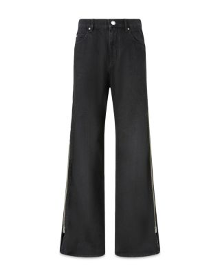 Wanda Wide Leg Jeans in Limo Black