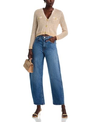 Blanca Cropped V Neck Cardigan