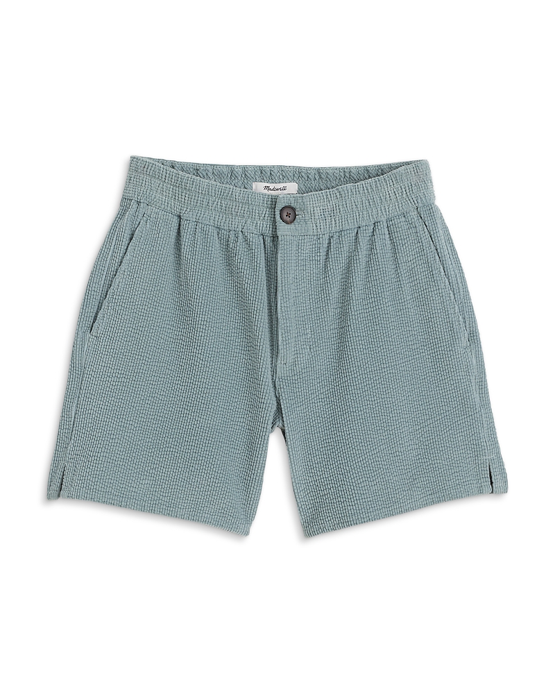 Madewell Everywhere Cotton Stretch Seersucker Shorts