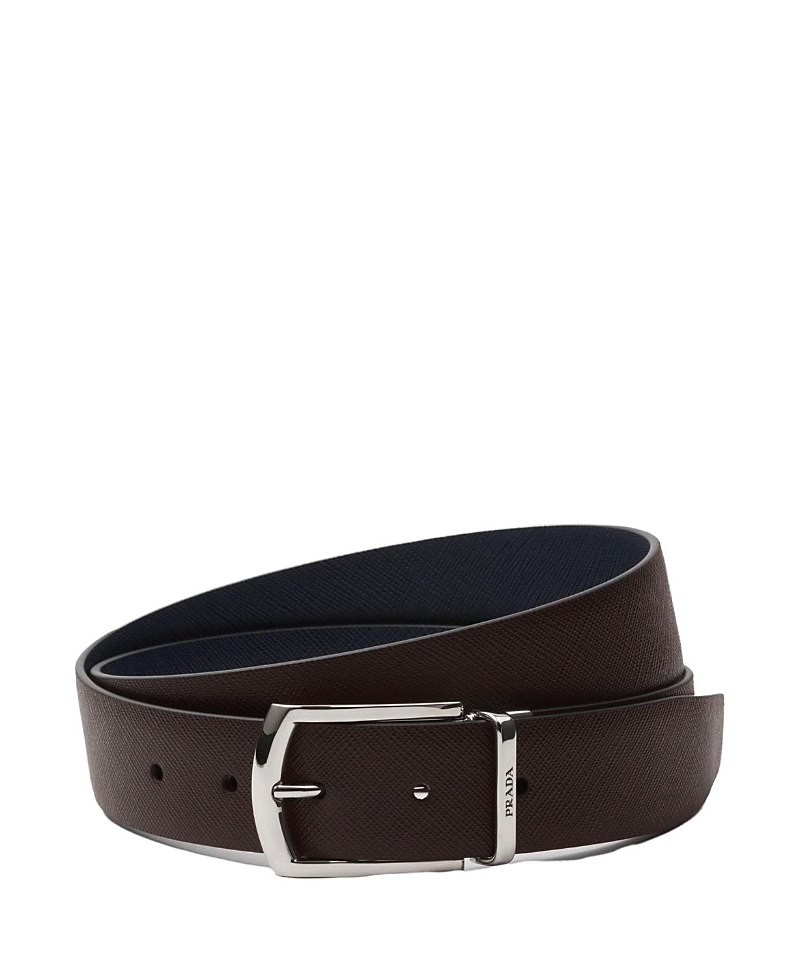 Prada Reversible Saffiano Leather Belt