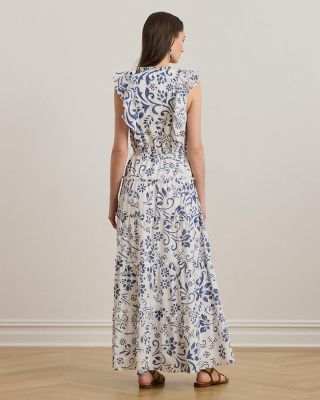 関税込み♪【 RALPH LAUREN】Floral ette★マキシドレス Ralph Lauren Floral Cotton Voile Tiered Maxi Dress