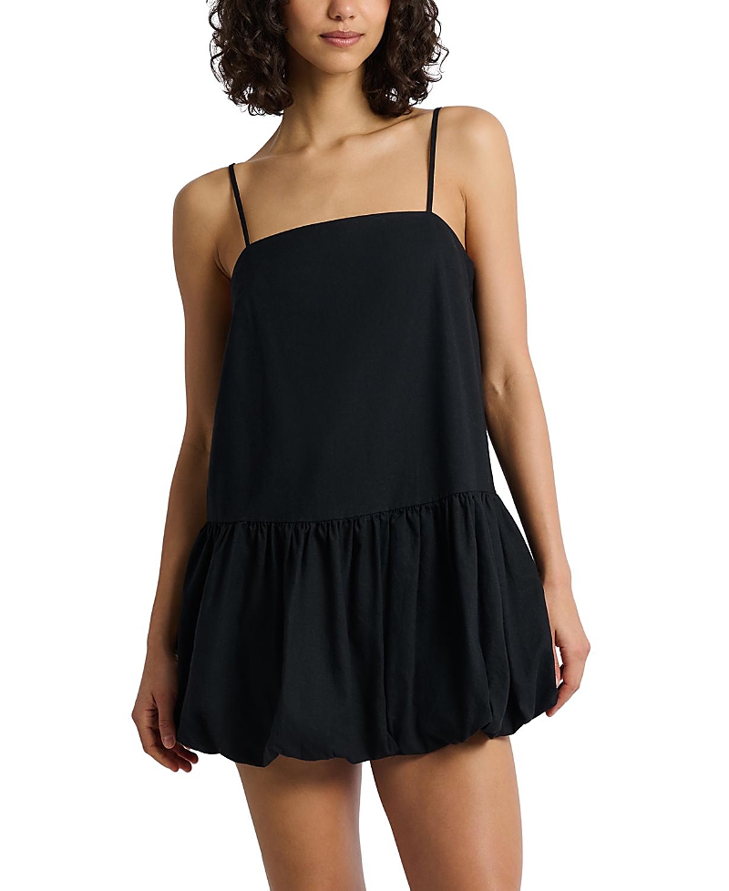 Onia Air Linen Bubble Mini Dress