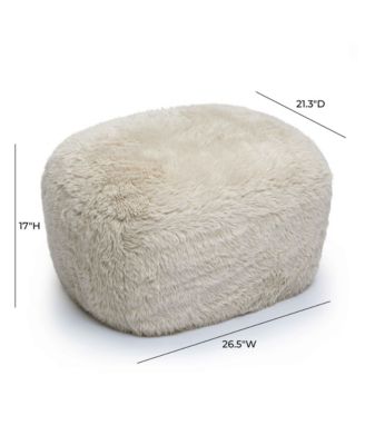 Britt Shearling Ottoman