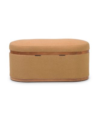 Olivier Oval Storage Ottoman