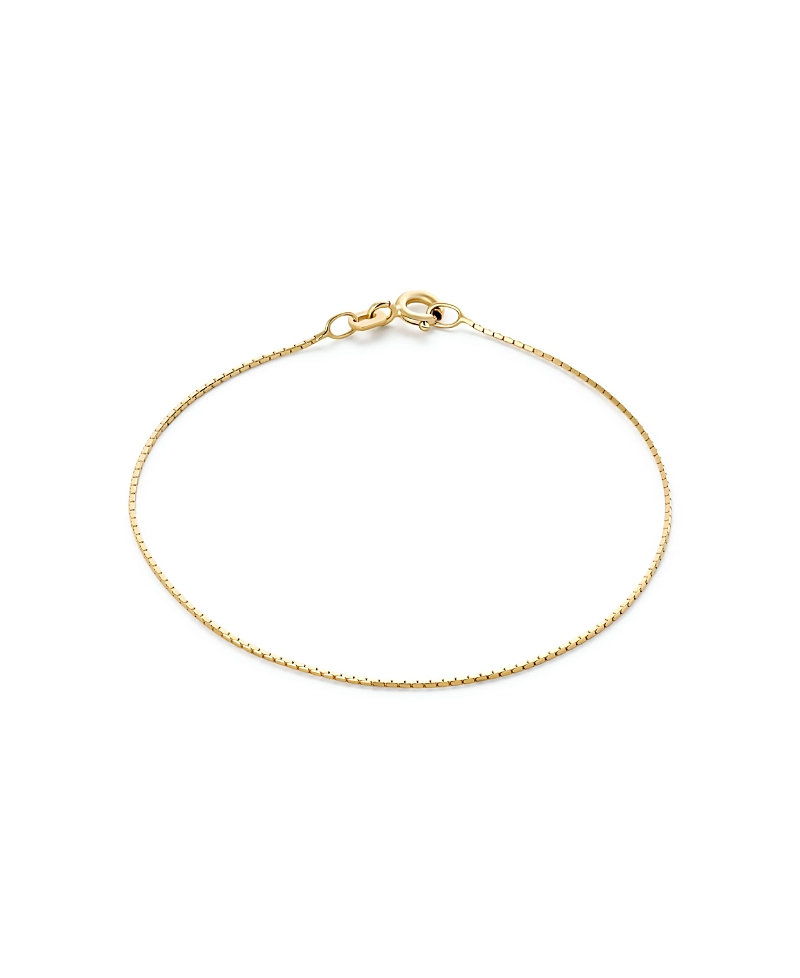 Ana Luisa Solid Gold Silk Chain Bracelet