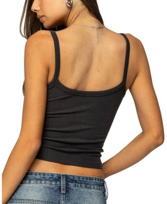 Aspyn V Neck Ribbed Tank Top
