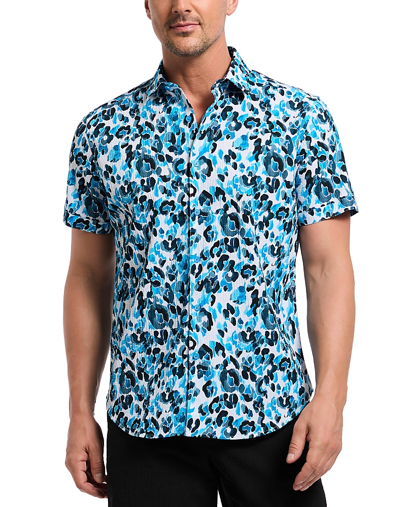 Robert Graham Pantanal Short Sleeve Button Down Shirt In Multi
