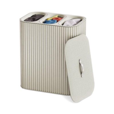 Tota Trio Luxe 90-liter Bamboo Laundry Separation Basket