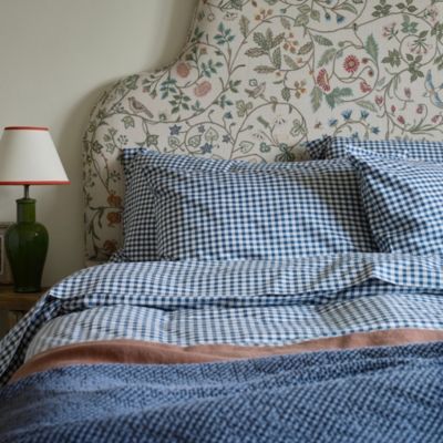 Small Gingham Check Pillowcase Pair, King