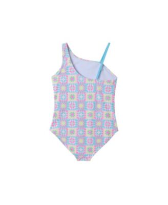 Girls' Crochet Look One-Piece Swimsuit - Big Kid
