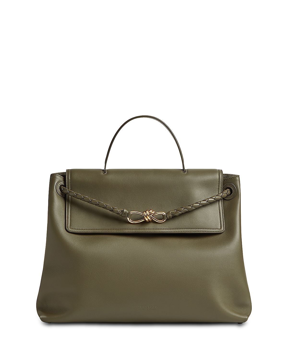 Bottega Veneta Large Ciao Ciao Intrecciato Leather Top Handle Bag