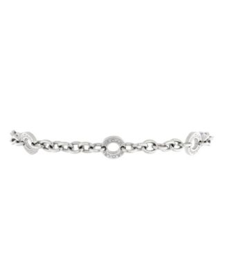 Pre-Owned Bvlgari - Station Bracelet 18K White Gold