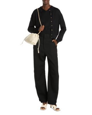 Dustbag Intrecciato Leather Shoulder Bag