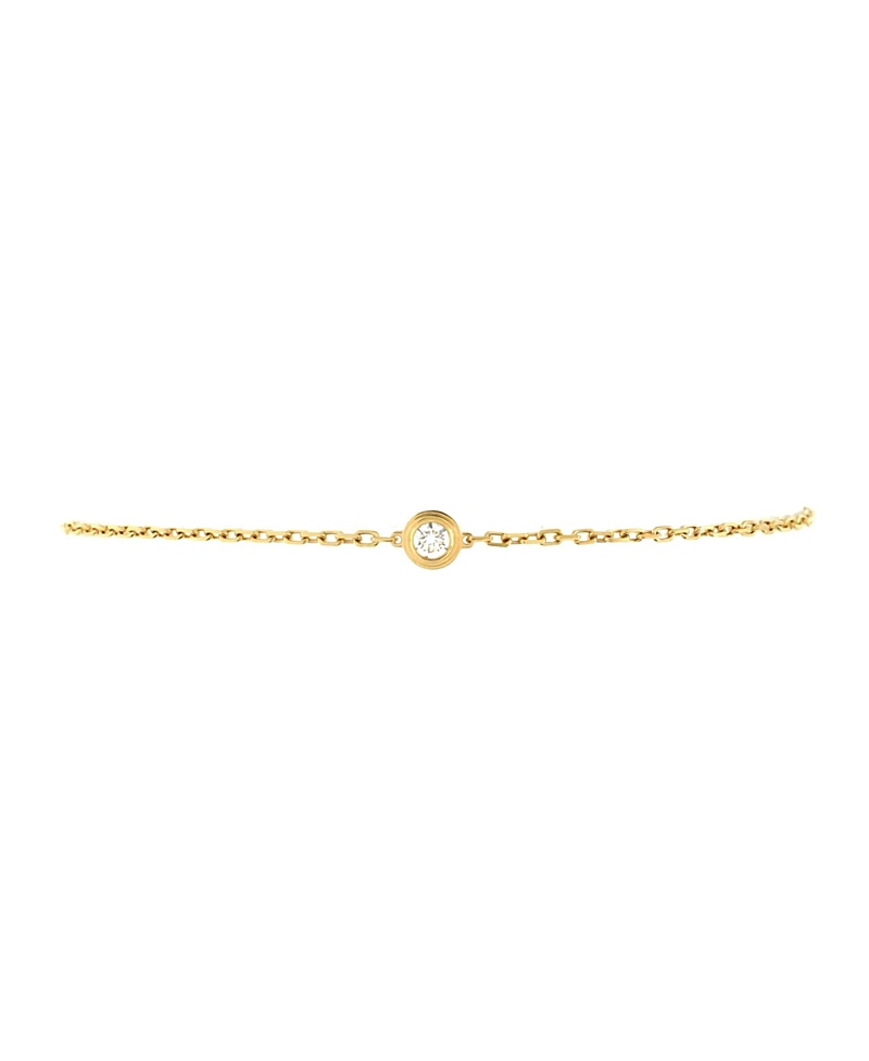 Pre-owned Pre-owned Cartier Cartier Small D'amour Bracelet 18k Gold And Diamond