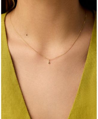 Solid Gold - Birthstone Necklace