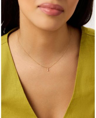 Solid Gold - Birthstone Necklace