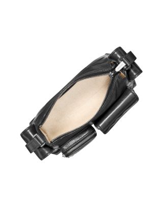 Small Convertible Pocket Leather Crossbody