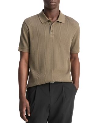 Vince - Variegated Texture Polo Shirt