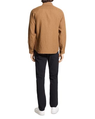  Irving Long Sleeve Linen Shirt in Summer Stripe