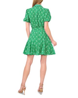 Flowy Shirt Dress with Waist Tie