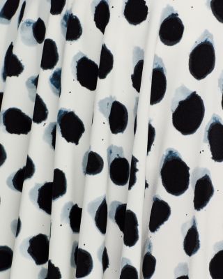 Dot Print Mini Skirt