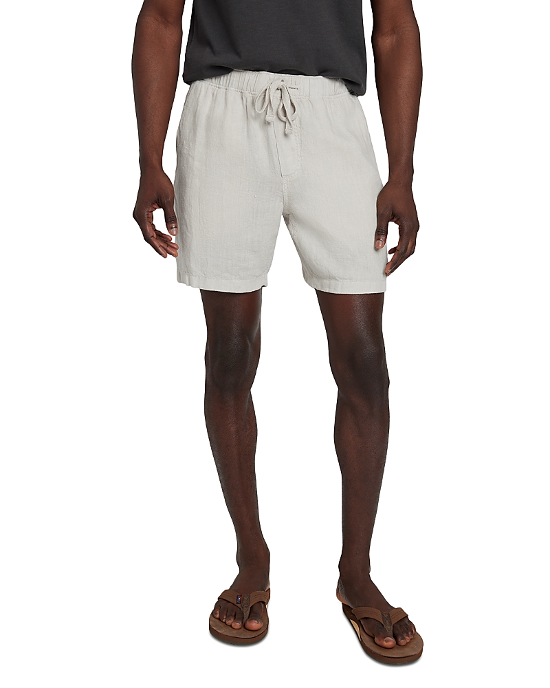 Faherty Essential 6.5 Shorts In White