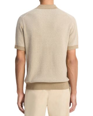 Short Sleeve Color Block Polo Shirt