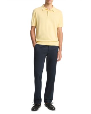 Wool Cashmere Short Sleeve Polo Shirt