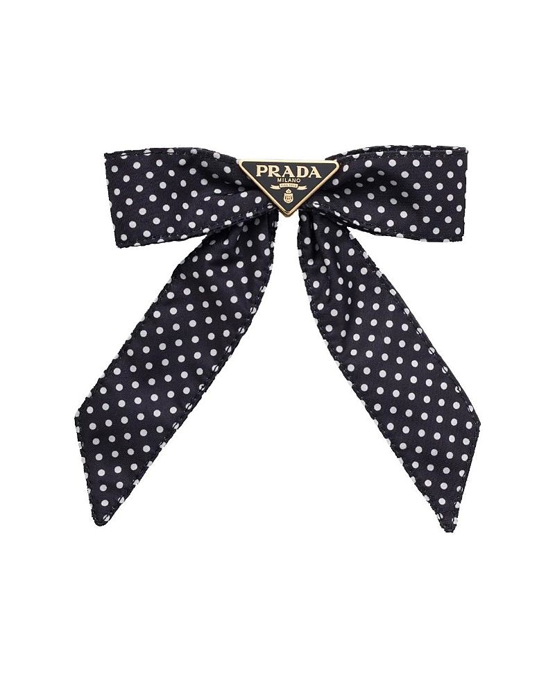 PRADA PRINTED RE-NYLON HAIR CLIP