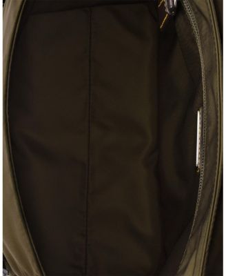 Medium Re-Nylon and Suede Shoulder Bag