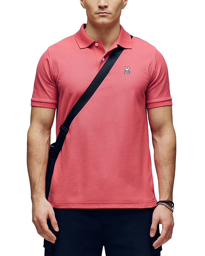 Psycho Bunny Classic Regular Fit Pique Polo In Green