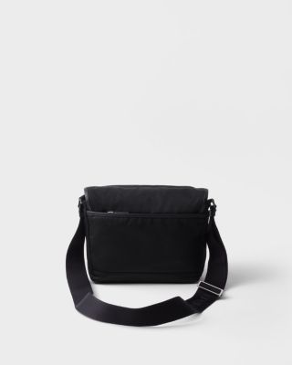 Re-Nylon and Saffiano Leather Shoulder Bag