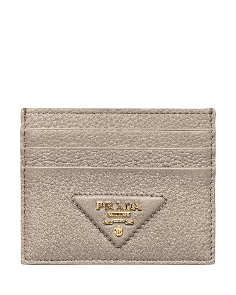 Prada Leather Card Holder · OS