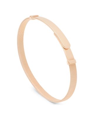 18K Rose Gold Masai Coil Bangle Bracelet