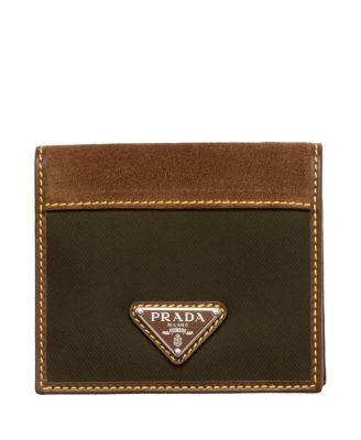 Re-Nylon and Leather Wallet