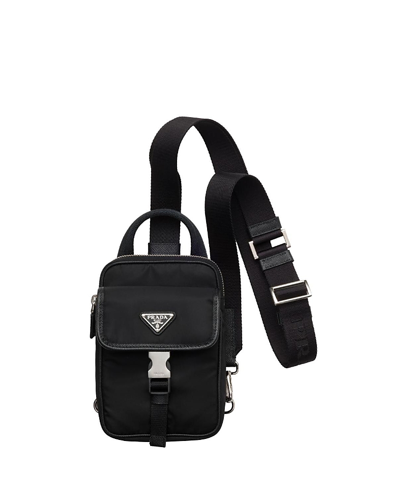 Prada Re-nylon And Saffiano Leather Smartphone Case