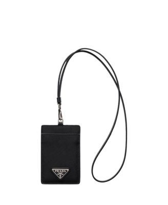 Saffiano Leather Badge Holder