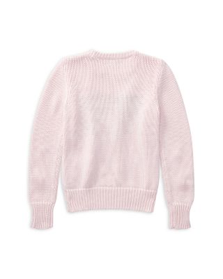 Girls' Flag Cotton Crewneck Sweater - Big Kid