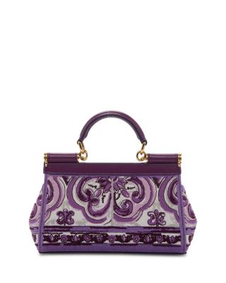 Tapestry Top Handle Bag