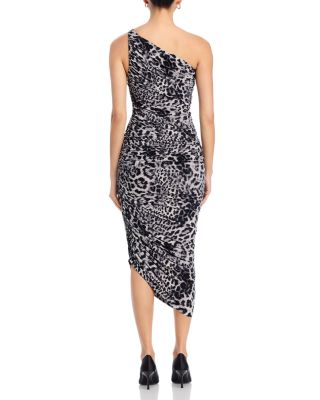 Diana Printed Asymmetric Gown
