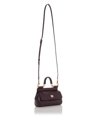 Leather Top Handle Bag
