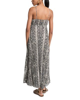 Maxi Pleat Slip Dress