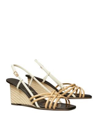 Tory Burch - Women's Strappy Wedge Sandals